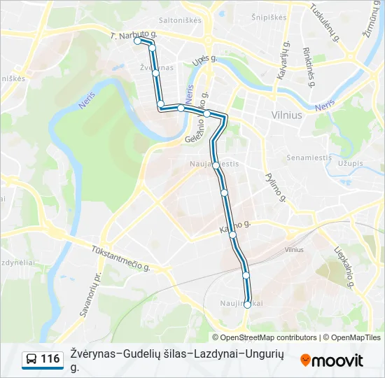 116  Line Map