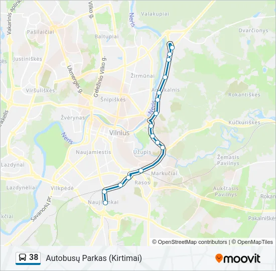 38  Line Map