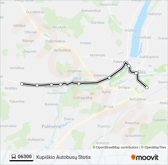 06300 Bus Line Map