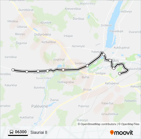 06300 Bus Line Map
