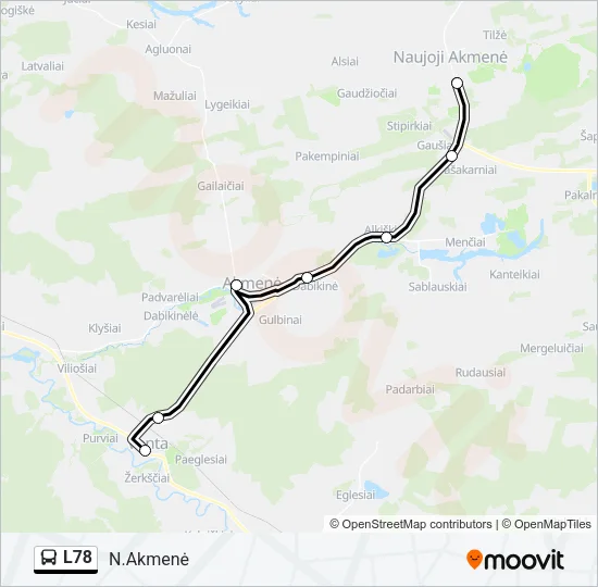 L78 Bus Line Map