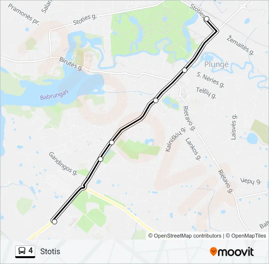 4 Bus Line Map