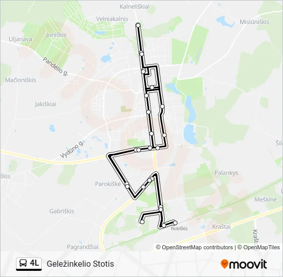 4L Bus Line Map