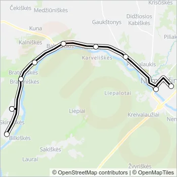 146 Bus Line Map