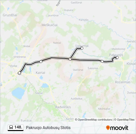 148. Bus Line Map