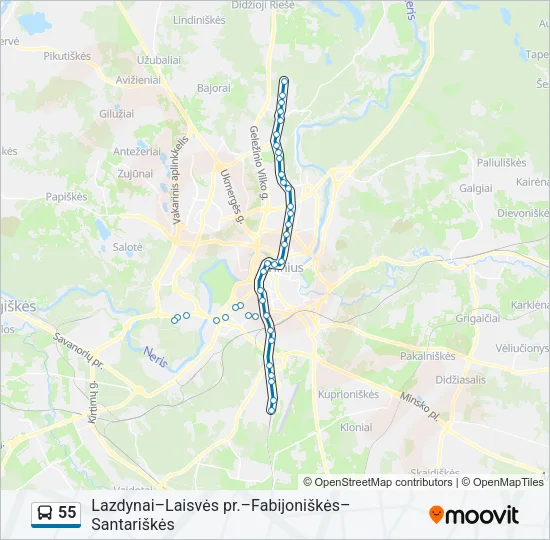 55  Line Map