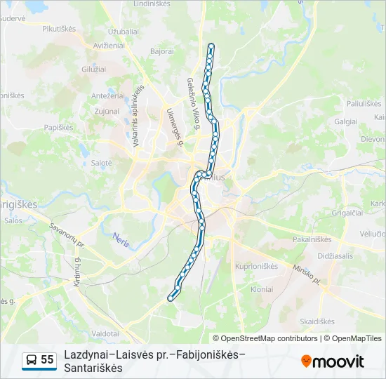 55  Line Map