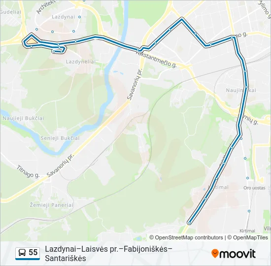 55  Line Map