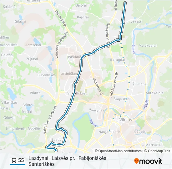 55  Line Map
