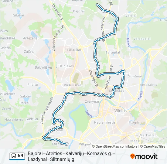  69: карта маршрута