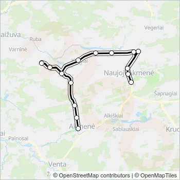 A53 Bus Line Map