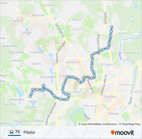 75  Line Map