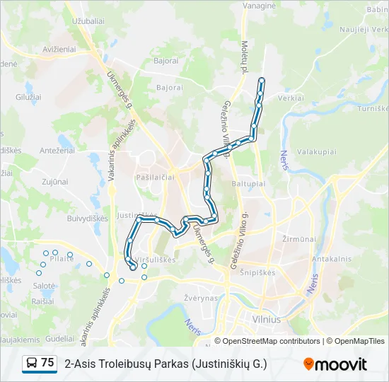75  Line Map