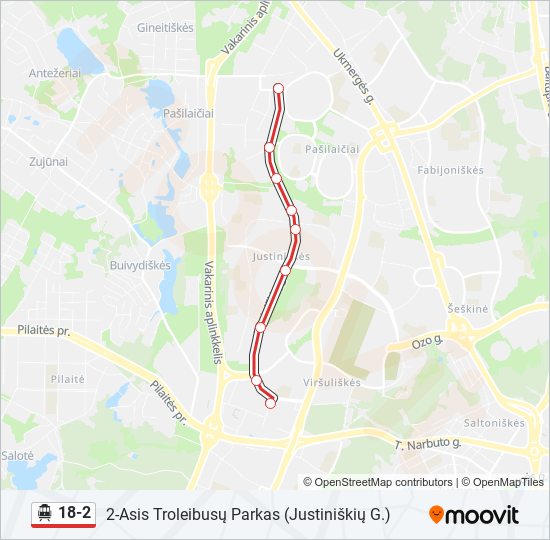 18-2  kelionės žemėlapis