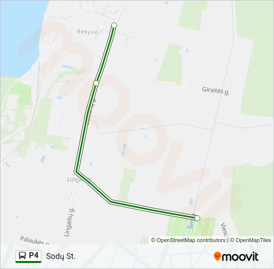 P4 Bus Line Map