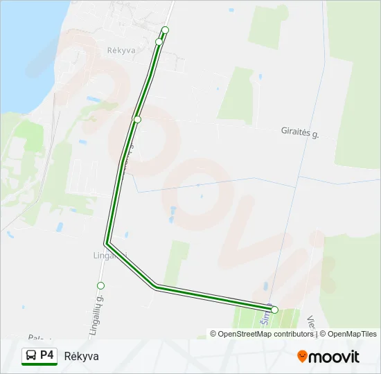 P4 Bus Line Map