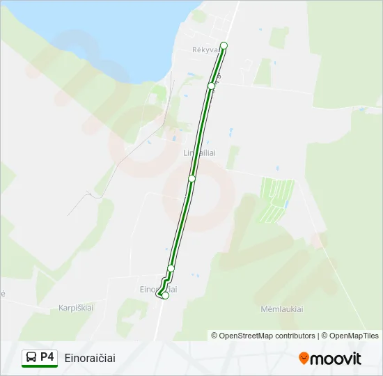 P4 Bus Line Map