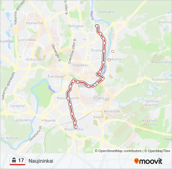  17: карта маршрута