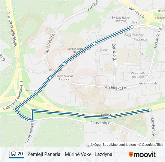 20  Line Map