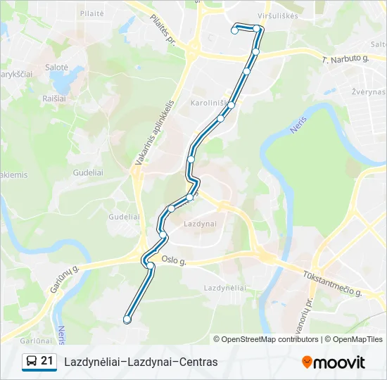 21  Line Map