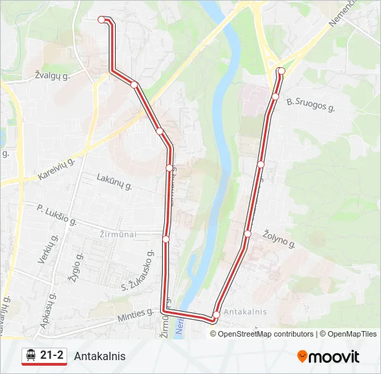  21-2: карта маршрута