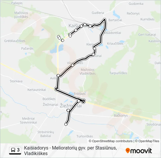  3: карта маршрута