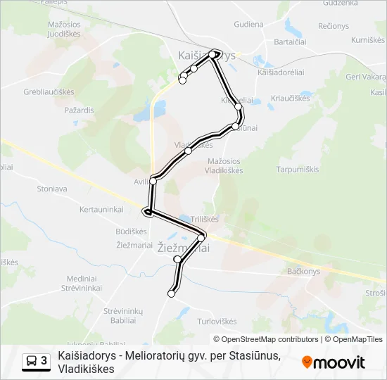  3: карта маршрута