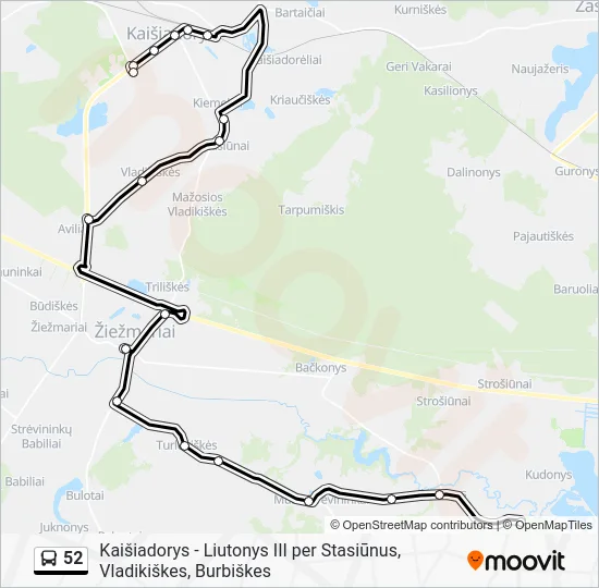 52: карта маршрута