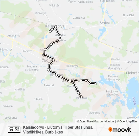  52: карта маршрута