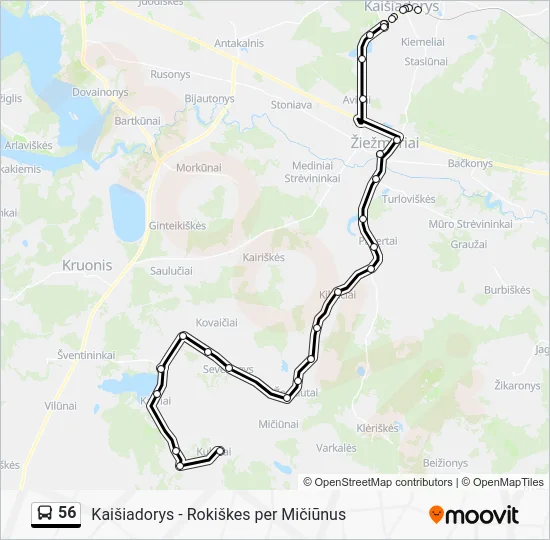  56: карта маршрута