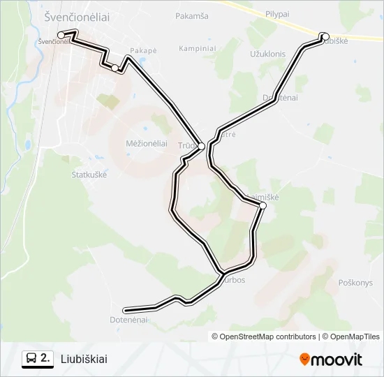 2. Bus Line Map