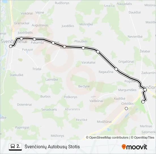 2. Bus Line Map