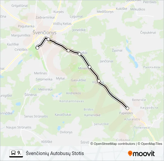 9. Bus Line Map