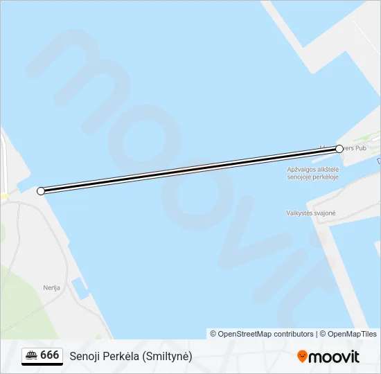 666 Ferry Line Map