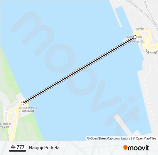 777 Ferry Line Map
