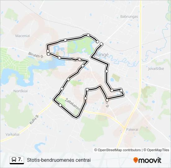 7. Bus Line Map