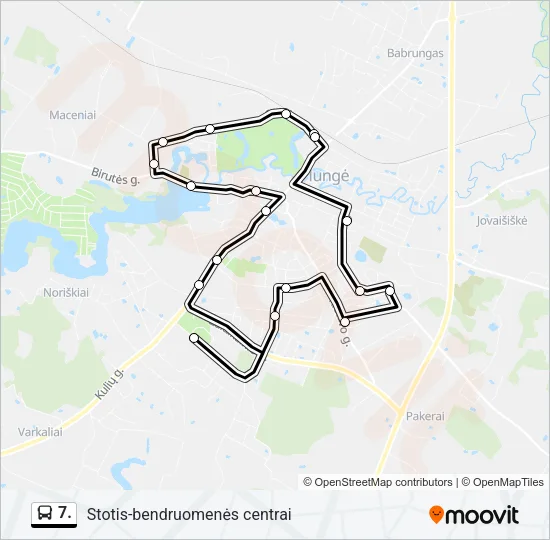 7. Bus Line Map