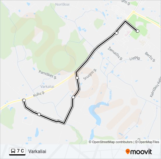 7 C Bus Line Map