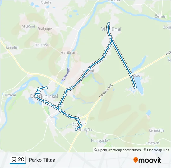 2C Bus Line Map