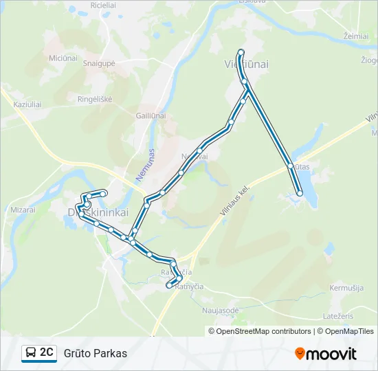 2C Bus Line Map