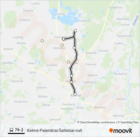 79-2 Bus Line Map