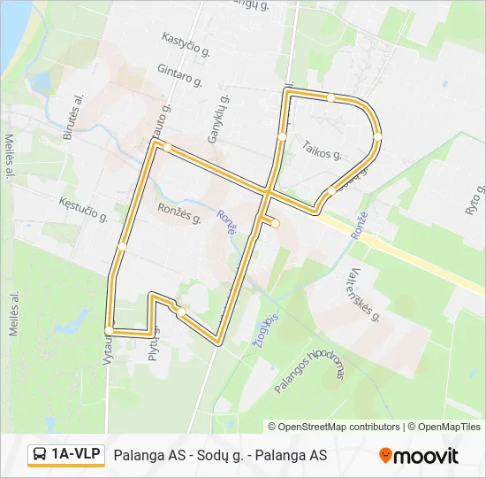 Автобус 1A-VLP: карта маршрута