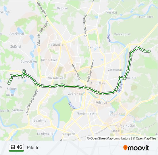 4G bus Line Map