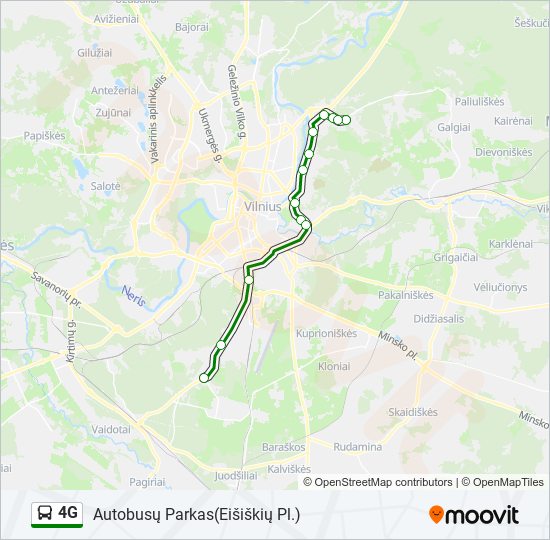 4G bus Line Map