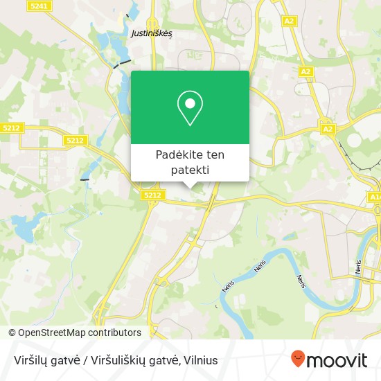 Viršilų gatvė / Viršuliškių gatvė žemėlapis