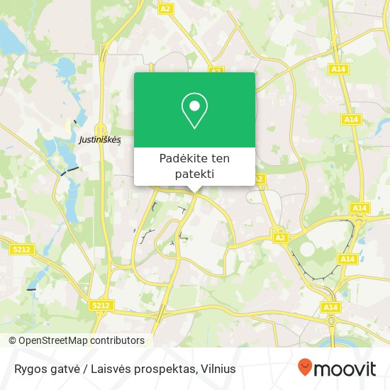 Rygos gatvė / Laisvės prospektas žemėlapis