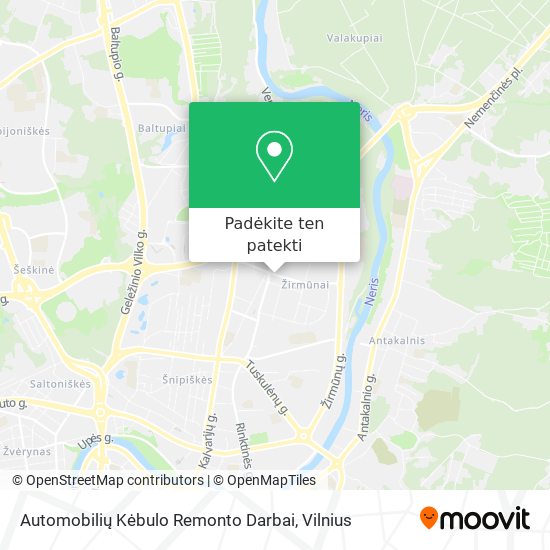 Automobilių Kėbulo Remonto Darbai žemėlapis