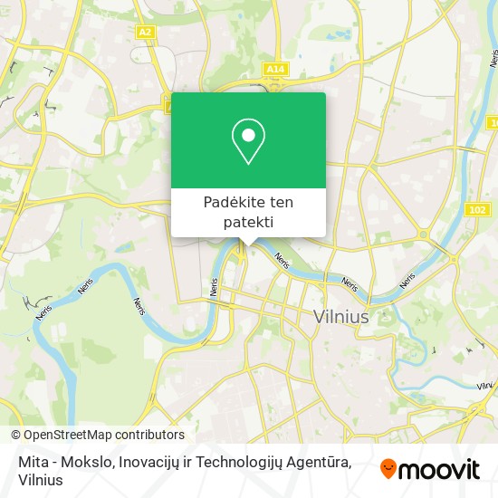 Mita - Mokslo, Inovacijų ir Technologijų Agentūra žemėlapis