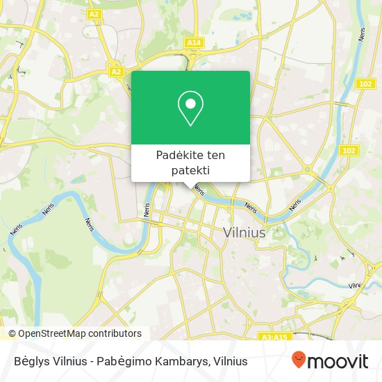 Bėglys Vilnius - Pabėgimo Kambarys žemėlapis