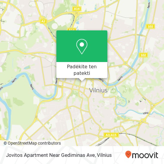 Jovitos Apartment Near Gediminas Ave žemėlapis